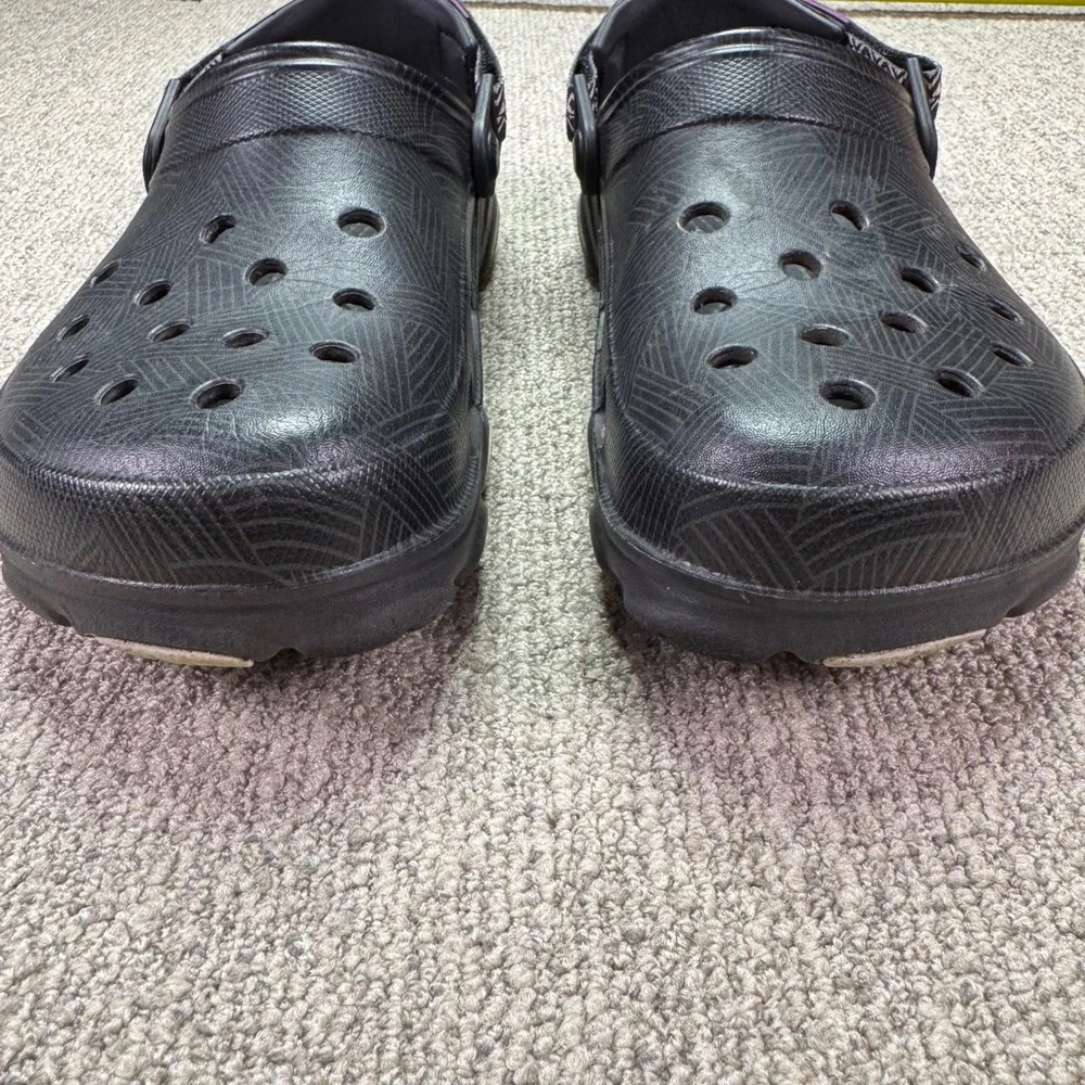 Marvel x Crocs All-Terrain Black Panther Clogs‎ Black Wakanda Forever M8 W10